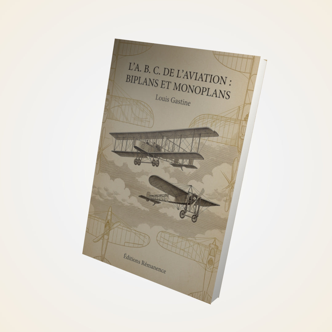 Livre L'A. B. C. de l'aviation : Biplans et monoplans - Louis Gastine - Couverture 3D