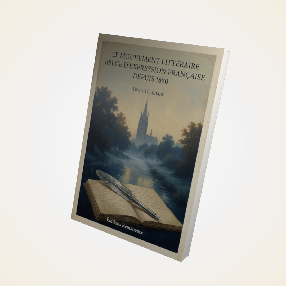 Livre Le Mouvement littéraire Belge d'expression française depuis 1880 - Albert Heumann - Couverture 3D