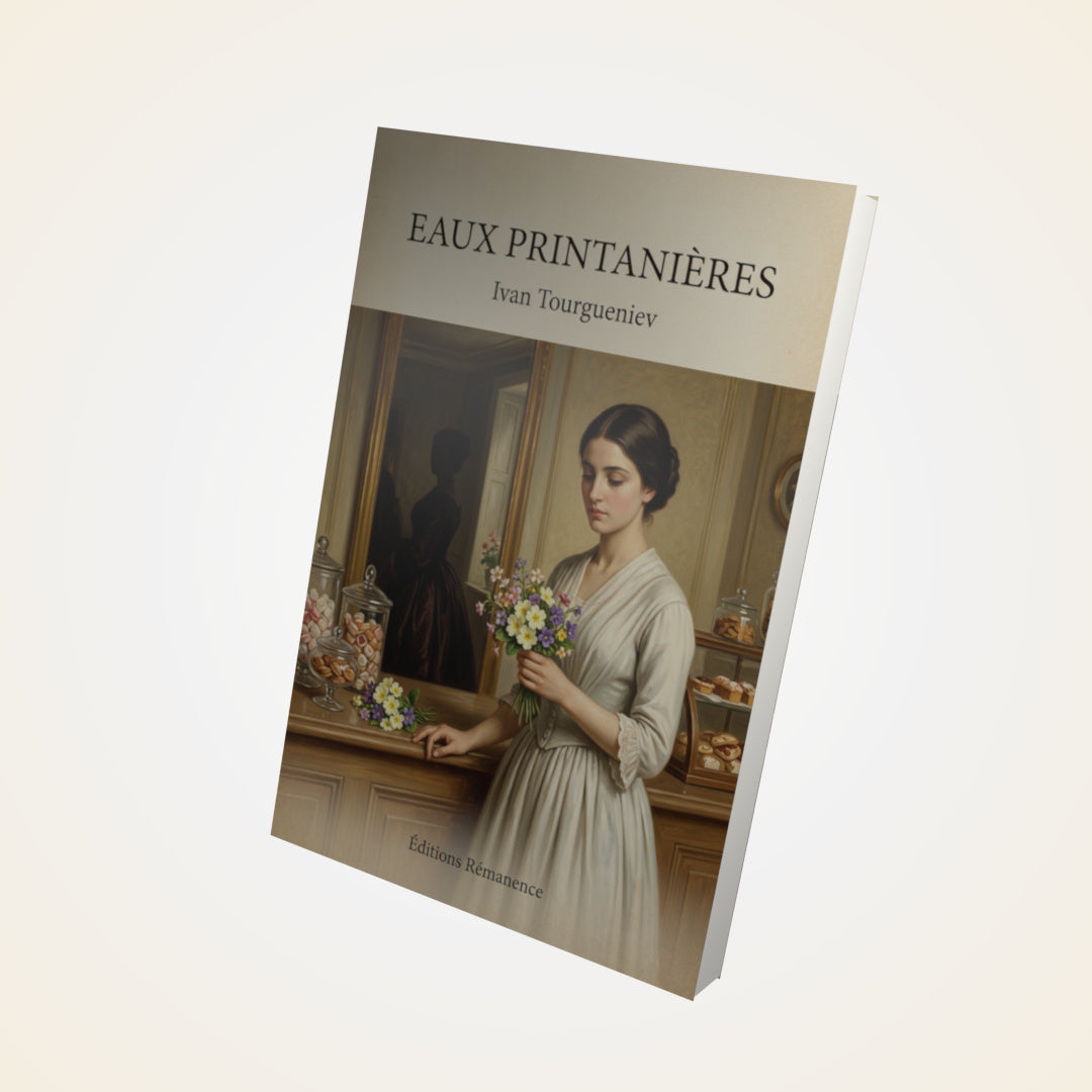 Livre Eaux printanières - Ivan Tourgueniev - Couverture 3D