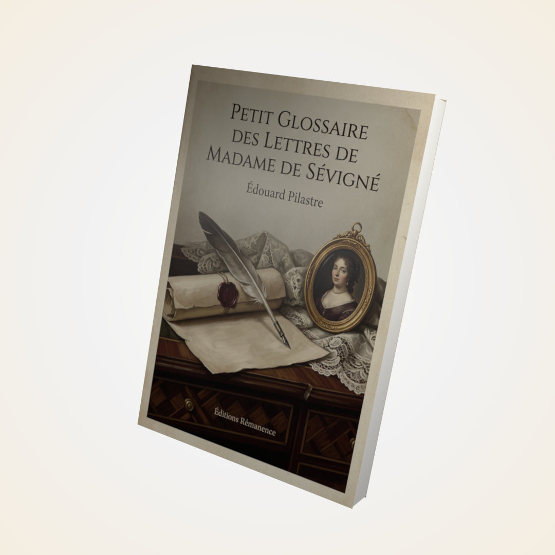 Livre Petit Glossaire des lettres de Madame de Sévigné - Édouard Pilastre - Couverture 3D