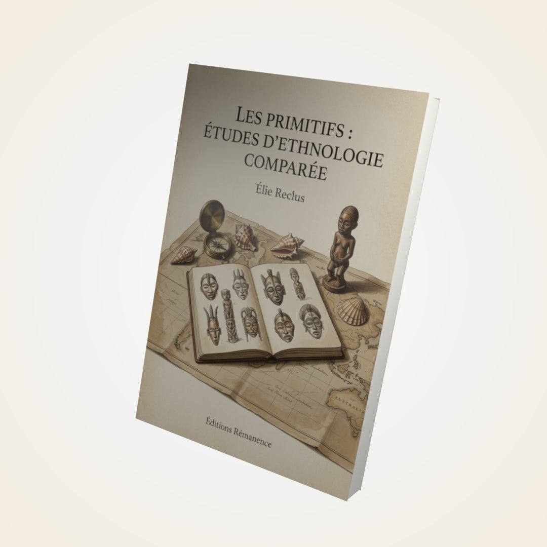 Livre Les primitifs : Études d'ethnologie comparée - Élie Reclus - Couverture 3D