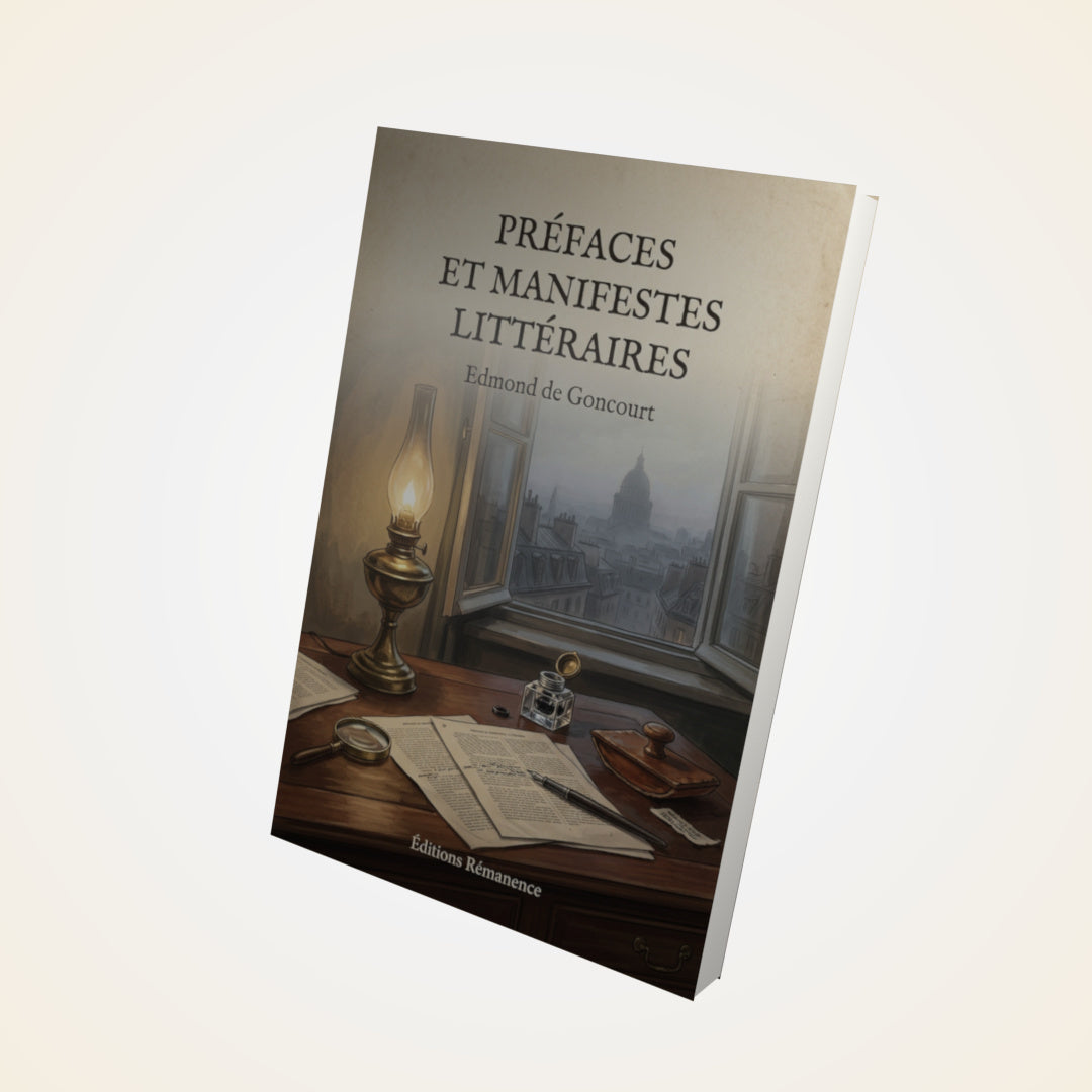 Livre Préfaces et manifestes littéraires - Edmond de Goncourt - Couverture 3D