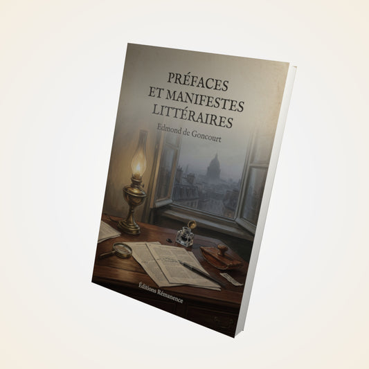 Livre Préfaces et manifestes littéraires - Edmond de Goncourt - Couverture 3D