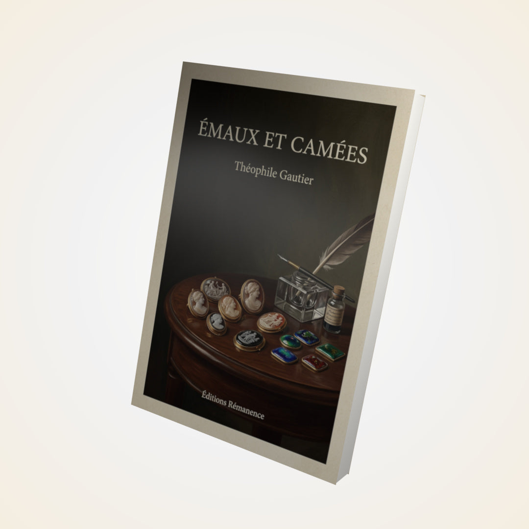 Livre Émaux et Camées - Théophile Gautier - Couverture 3D