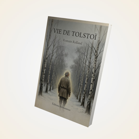 Livre Vie de Tolstoï - Romain Rolland - Couverture 3D