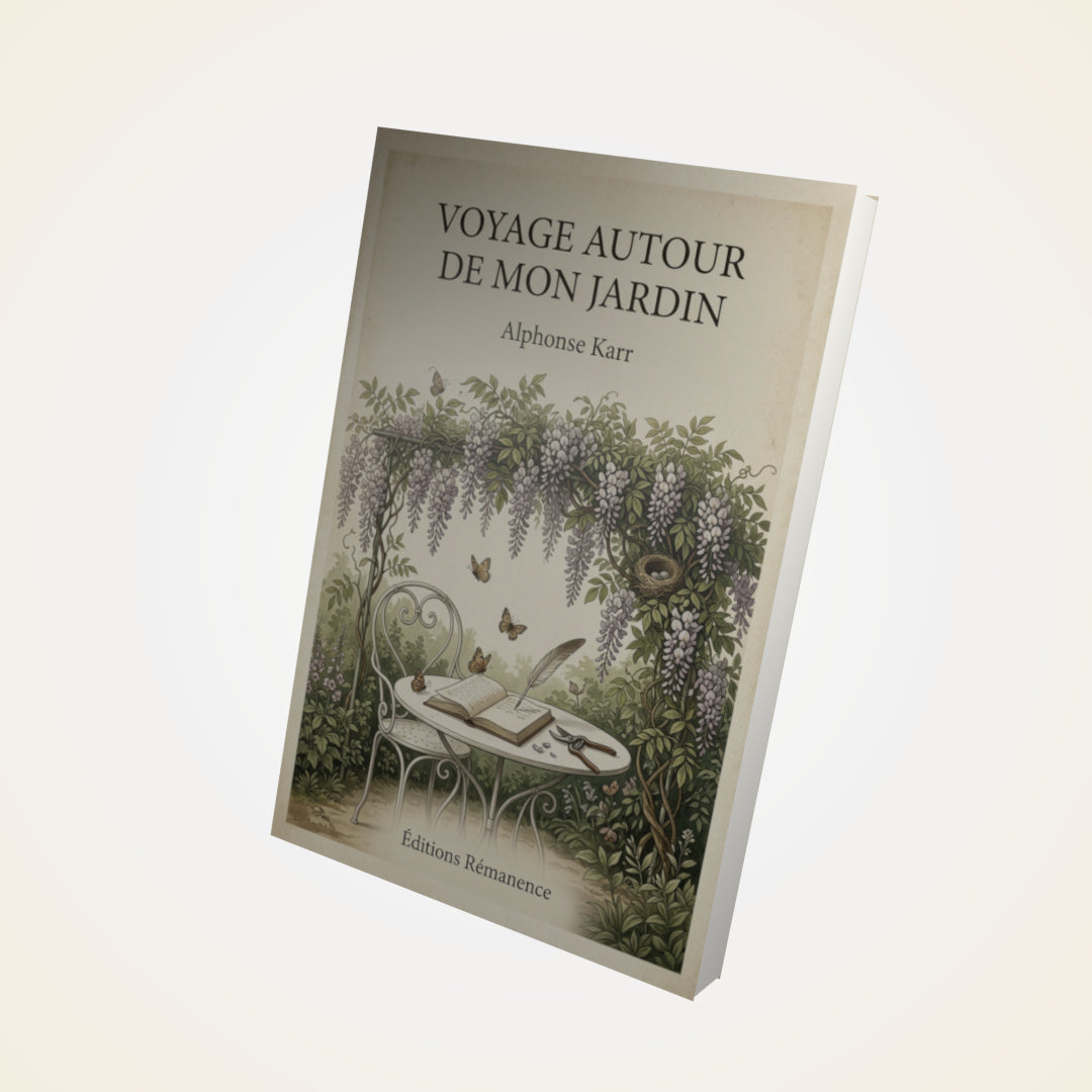 Livre Voyage autour de mon jardin - Alphonse Karr - Couverture 3D