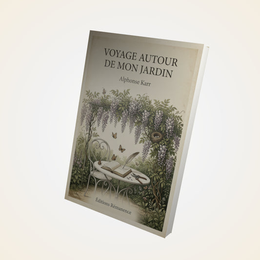 Livre Voyage autour de mon jardin - Alphonse Karr - Couverture 3D