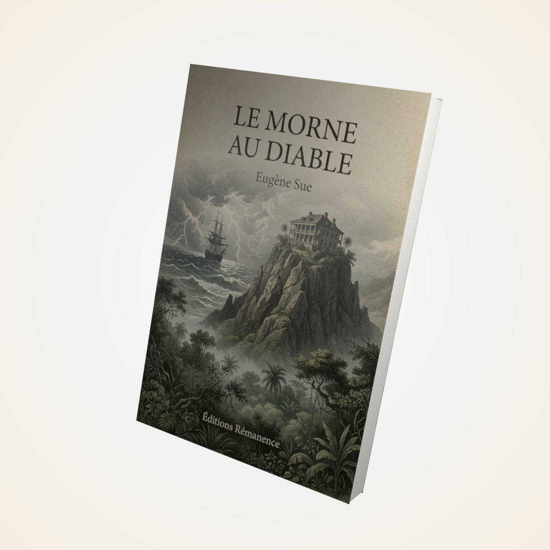Livre Le morne au diable - Eugène Sue - Couverture 3D