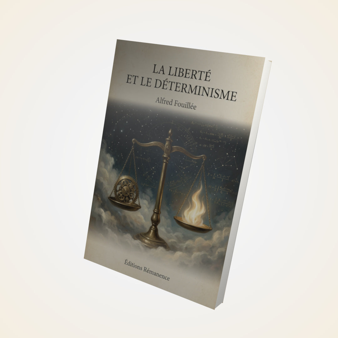 Livre La Liberté et le Déterminisme - Alfred Fouillée - Couverture 3D
