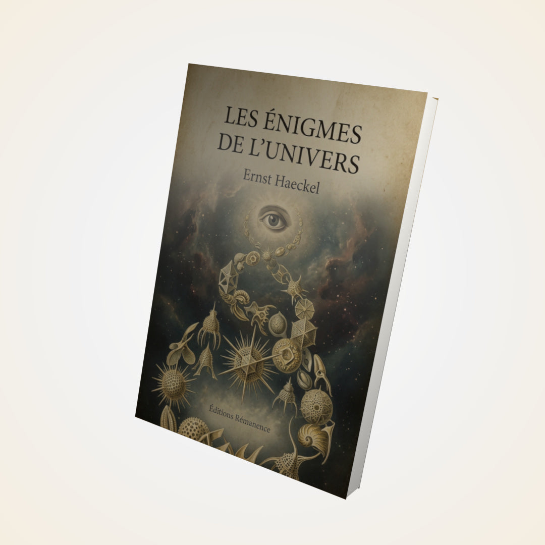Livre Les énigmes de l'Univers - Ernst Haeckel - Couverture 3D