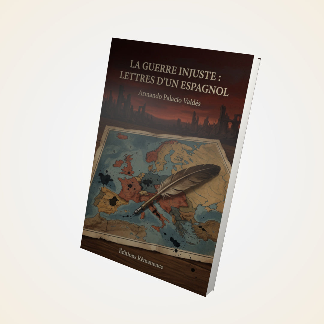 Livre La guerre injuste : lettres d'un Espagnol - Armando Palacio Valdés - Couverture 3D