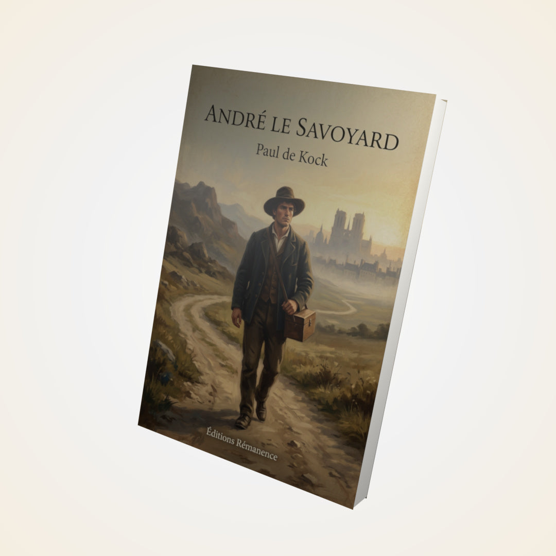Livre André le Savoyard - Paul de Kock - Couverture 3D