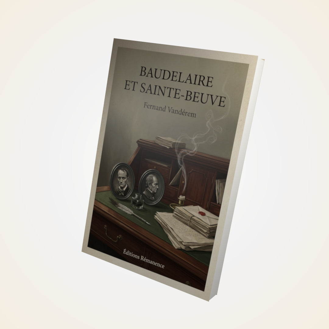 Livre Baudelaire et Sainte-Beuve - Fernand Vandérem - Couverture 3D