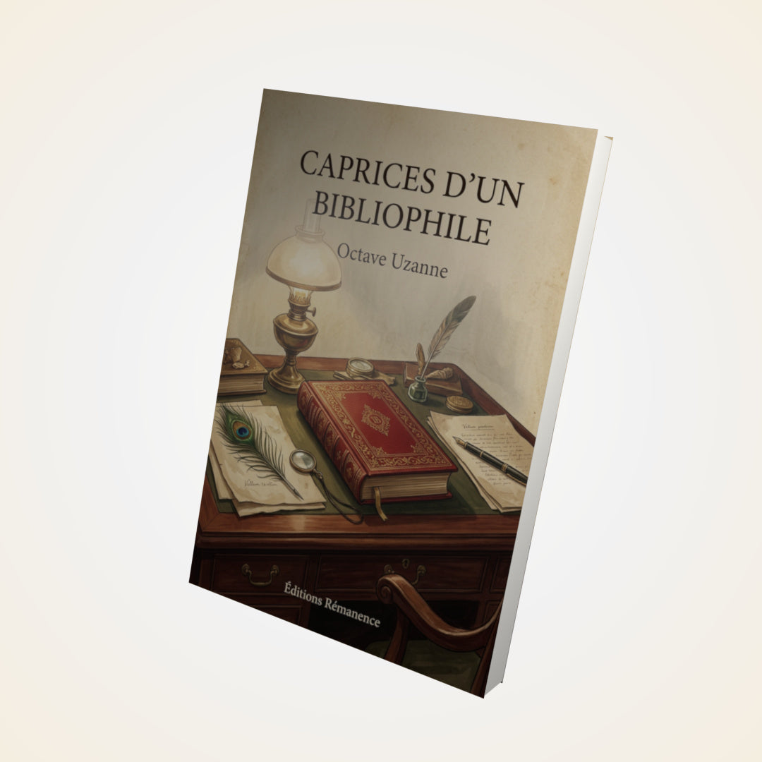 Livre Caprices d'un Bibliophile - Octave Uzanne - Couverture 3D