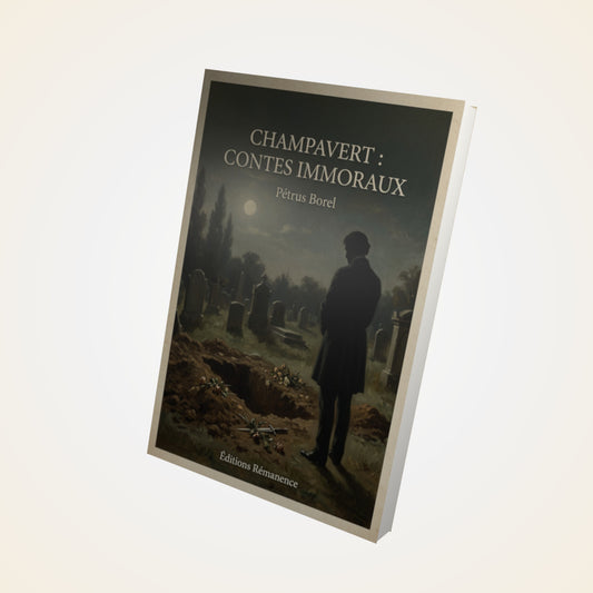 Livre Champavert : contes immoraux - Pétrus Borel - Couverture 3D