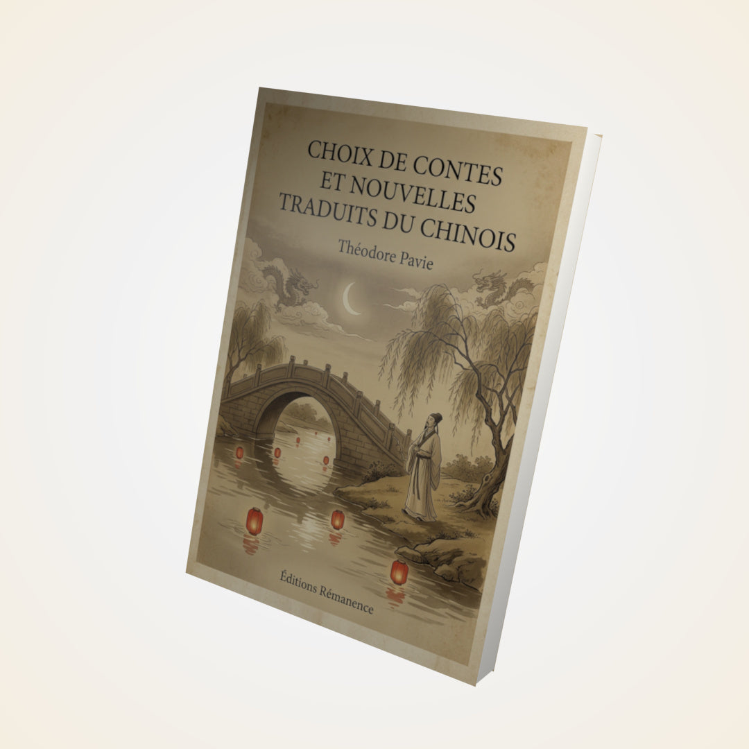 Livre Choix de contes et nouvelles traduits du chinois - Théodore Pavie - Couverture 3D