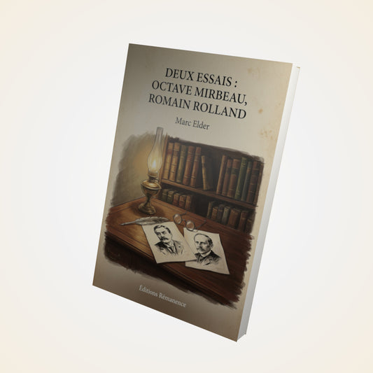 Livre Deux essais : Octave Mirbeau, Romain Rolland - Marc Elder - Couverture 3D