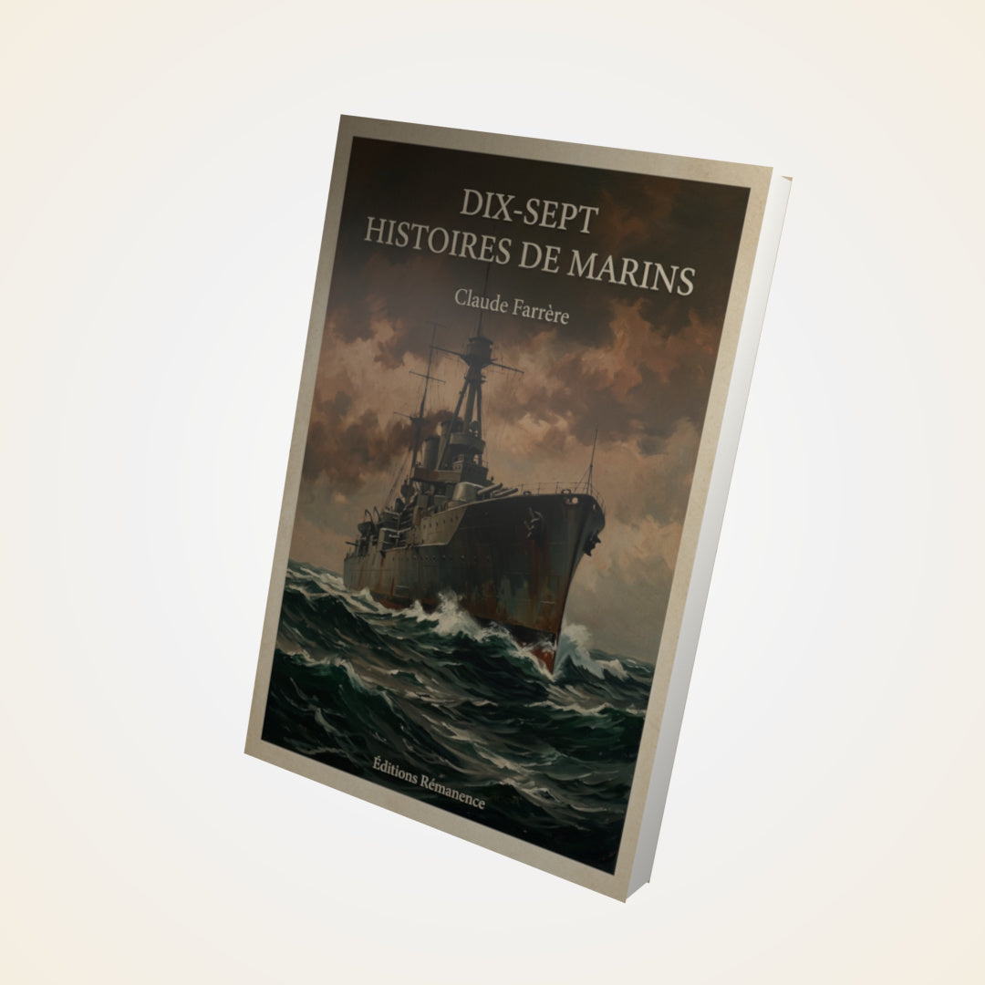 Livre Dix-sept histoires de marins - Claude Farrère - Couverture 3D