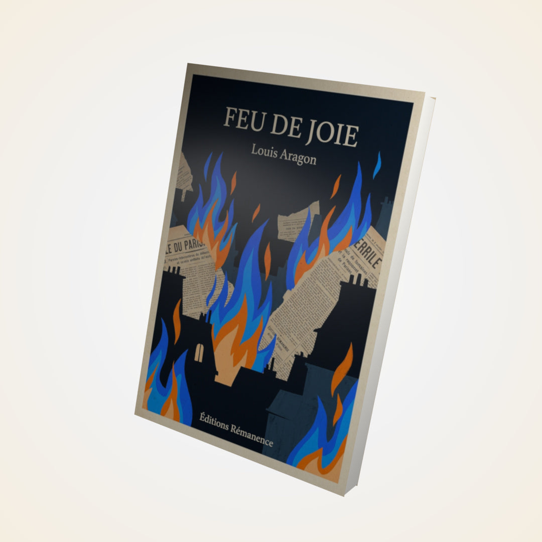 Livre Feu de joie - Louis Aragon - Couverture 3D