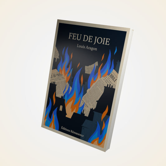 Livre Feu de joie - Louis Aragon - Couverture 3D