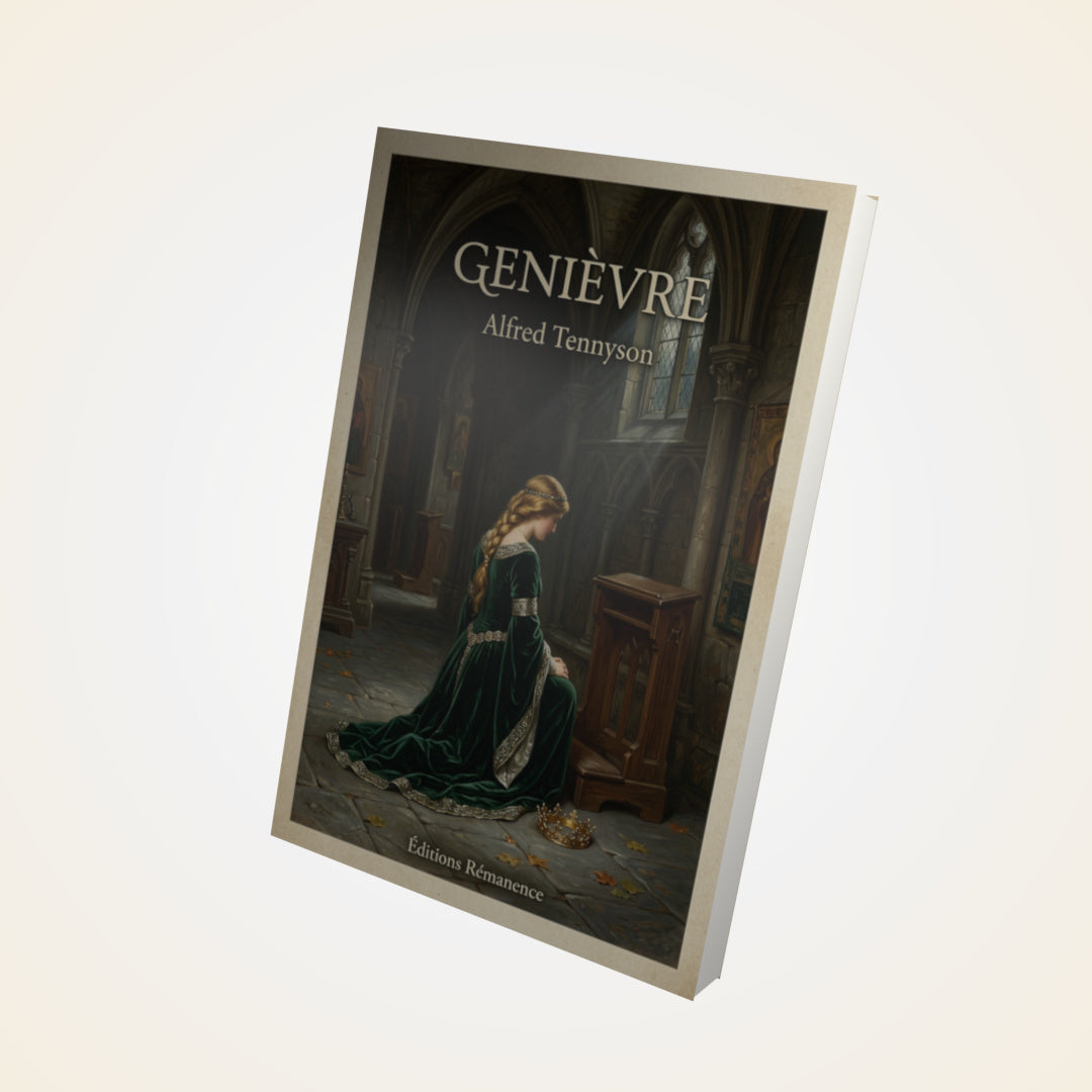 Livre Genièvre - Alfred Tennyson - Couverture 3D