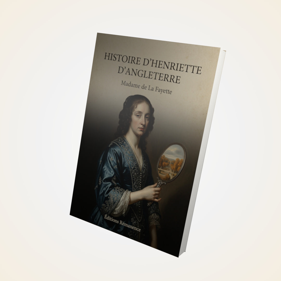 Livre Histoire d'Henriette d'Angleterre - Madame de La Fayette - Couverture 3D