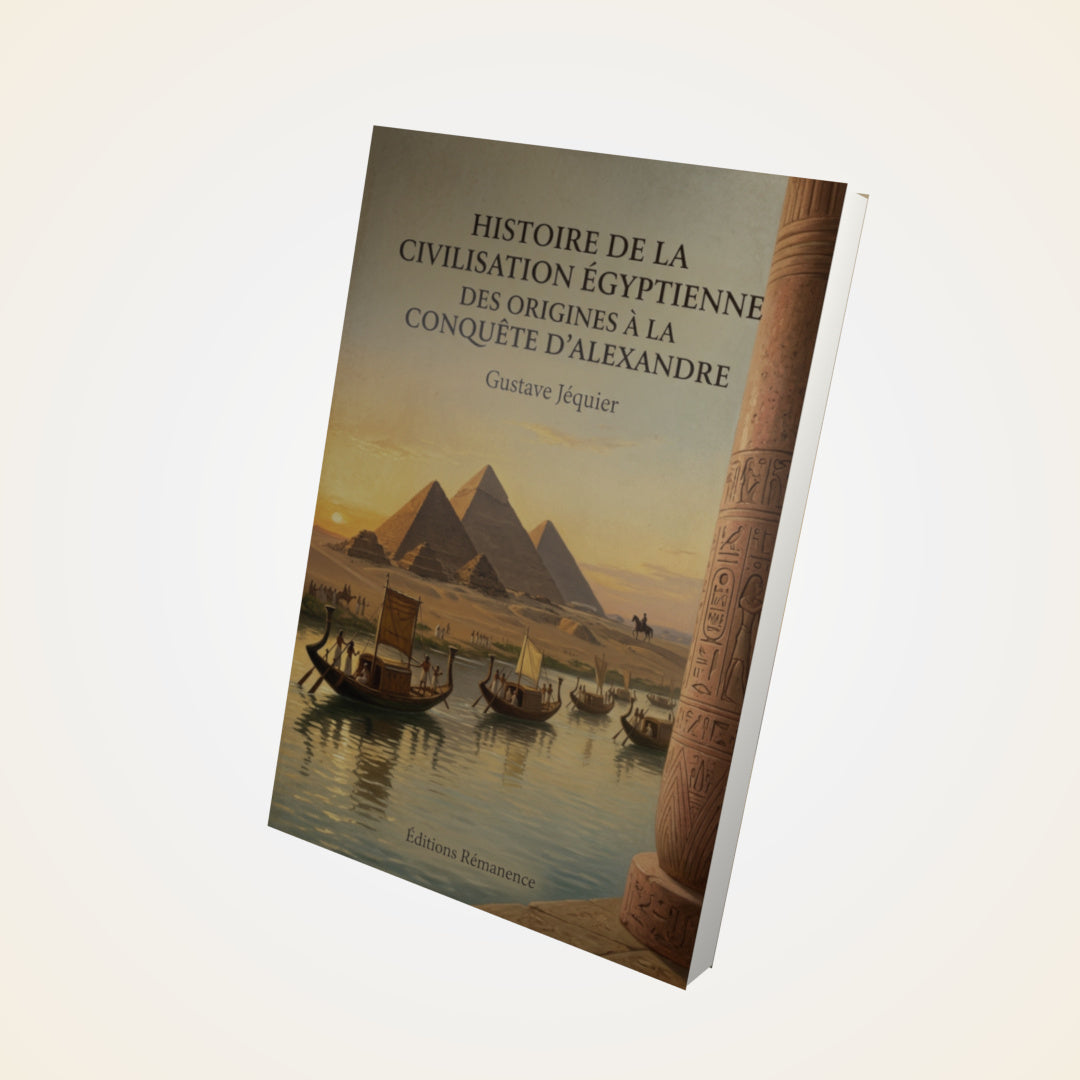 Livre Histoire de la civilisation égyptienne des origines à la conquête d'Alexandre - Gustave Jéquier - Couverture 3D