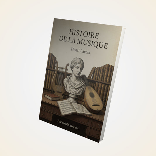 Livre Histoire de la musique - Henri Lavoix - Couverture 3D