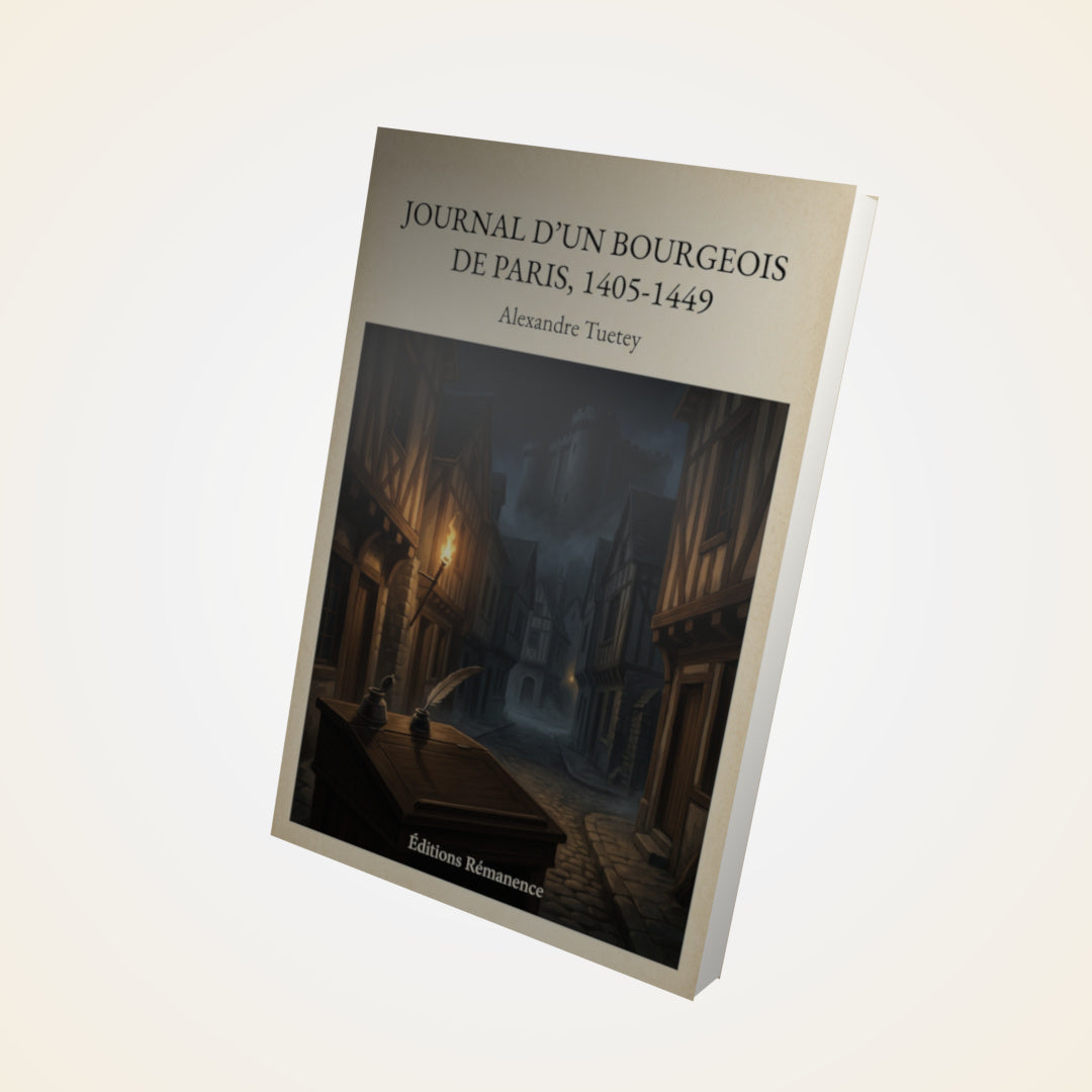 Livre Journal d'un bourgeois de Paris, 1405-1449 - Alexandre Tuetey - Couverture 3D