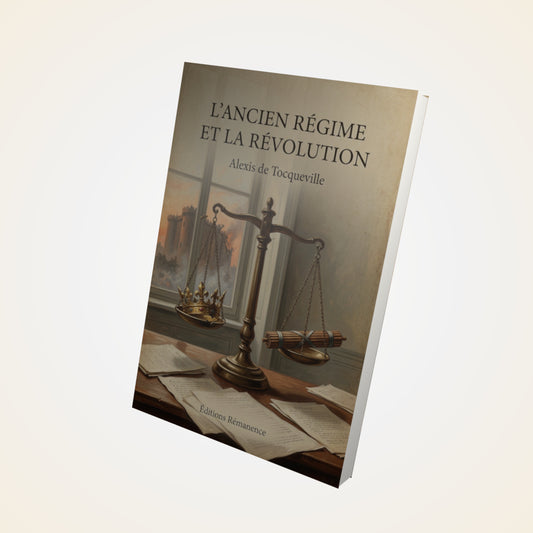 Livre L'ancien régime et la révolution - Alexis de Tocqueville - Couverture 3D