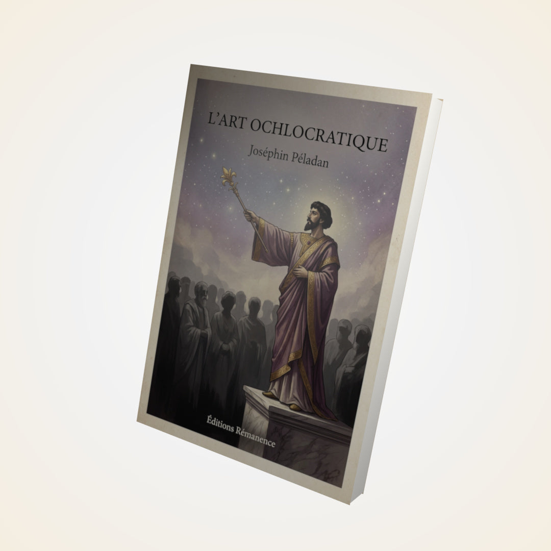 Livre L'art ochlocratique - Joséphin Péladan - Couverture 3D