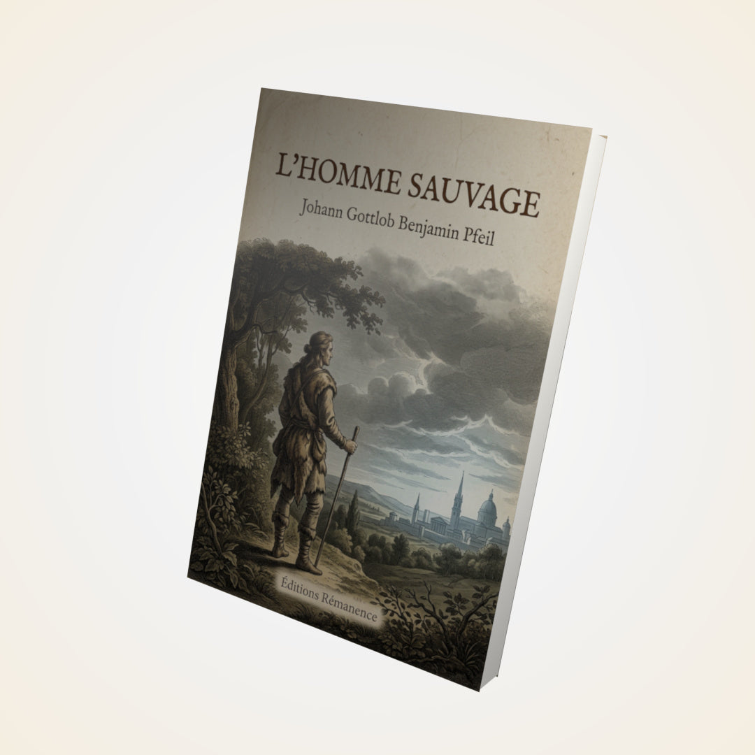 Livre L'homme sauvage - Johann Gottlob Benjamin Pfeil - Couverture 3D