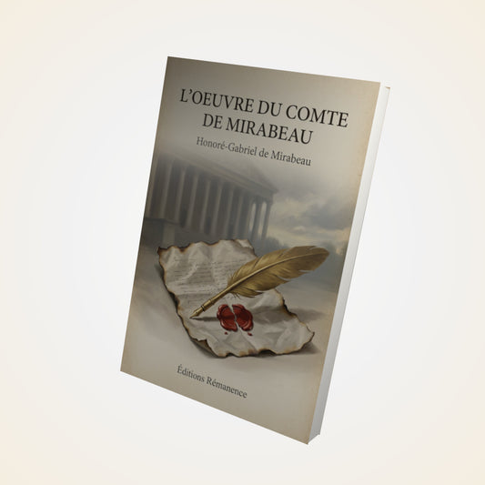 Livre L'oeuvre du comte de Mirabeau - Honoré-Gabriel de Mirabeau - Couverture 3D