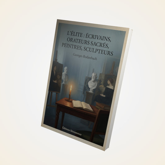 Livre L'élite : écrivains, orateurs sacrés, peintres, sculpteurs - Georges Rodenbach - Couverture 3D