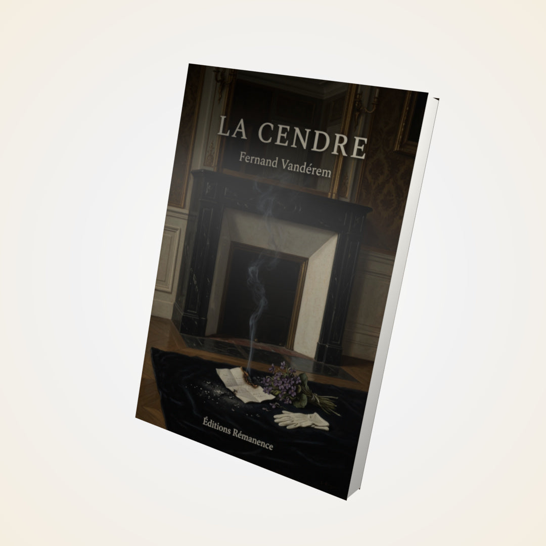 Livre La Cendre - Fernand Vandérem - Couverture 3D