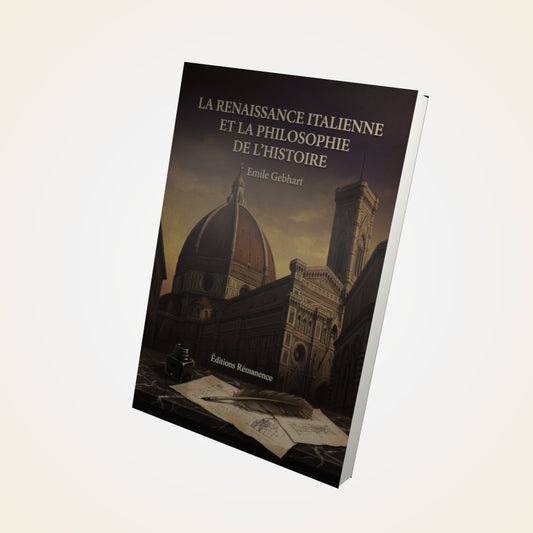 Livre La Renaissance Italienne et la Philosophie de l'Histoire - Emile Gebhart - Couverture 3D