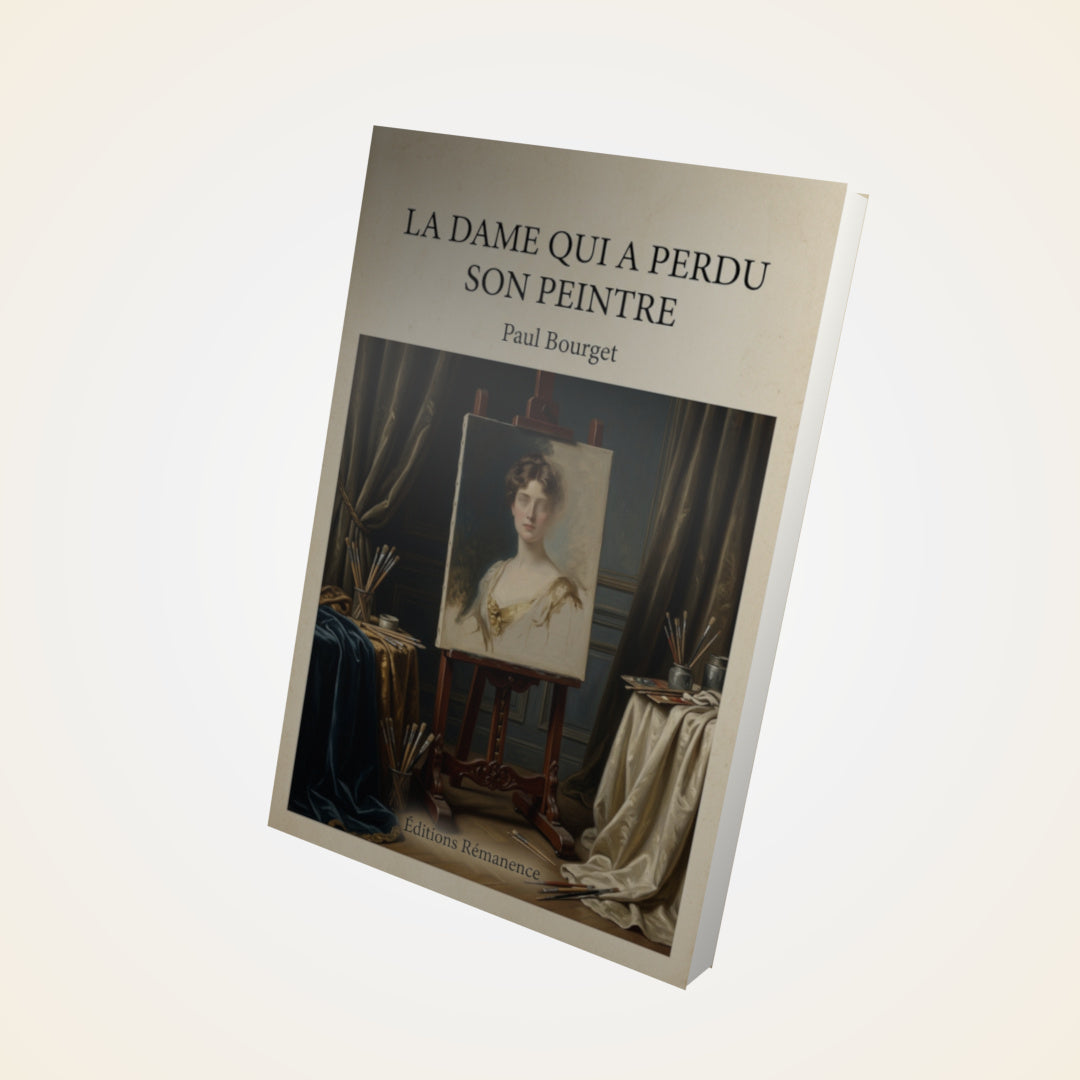 Livre La dame qui a perdu son peintre - Paul Bourget - Couverture 3D