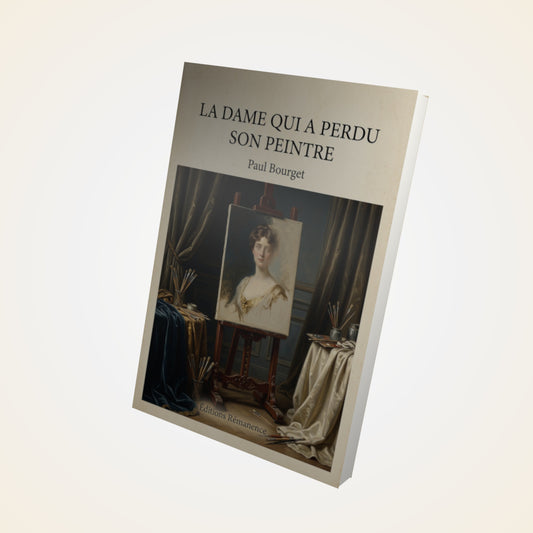 Livre La dame qui a perdu son peintre - Paul Bourget - Couverture 3D