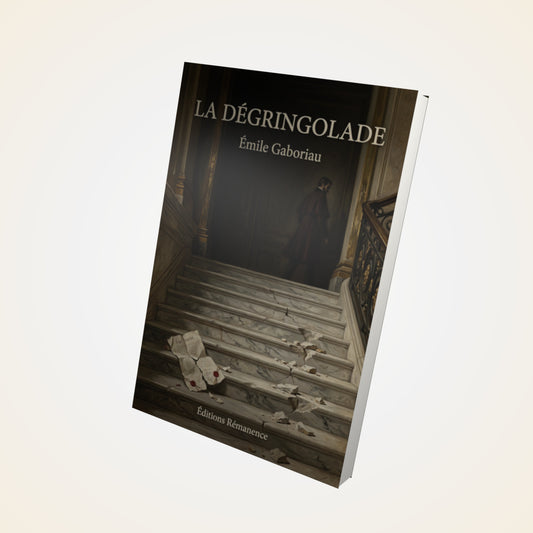 Livre La dégringolade - Émile Gaboriau - Couverture 3D