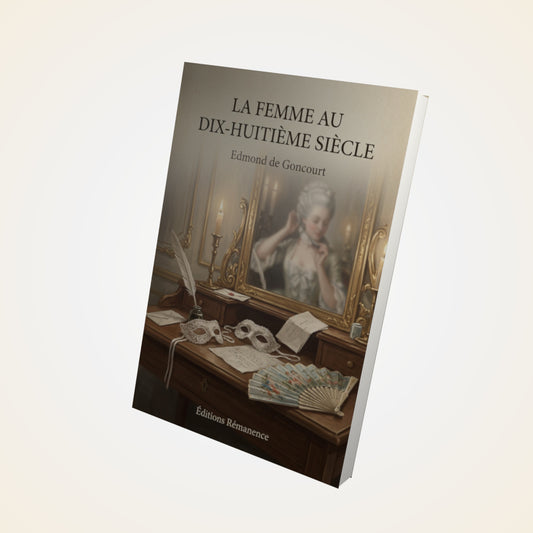Livre La femme au dix-huitième siècle - Edmond de Goncourt - Couverture 3D