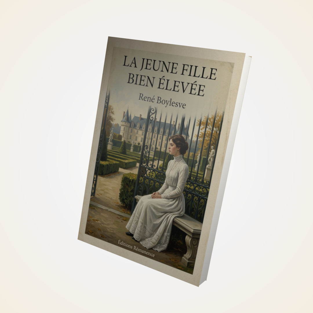 Livre La jeune fille bien élevée - René Boylesve - Couverture 3D