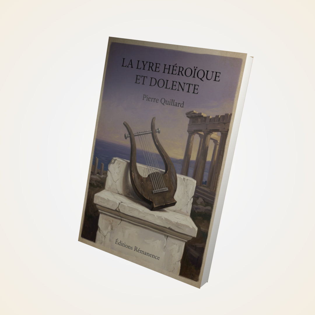 Livre La lyre héroïque et dolente - Pierre Quillard - Couverture 3D