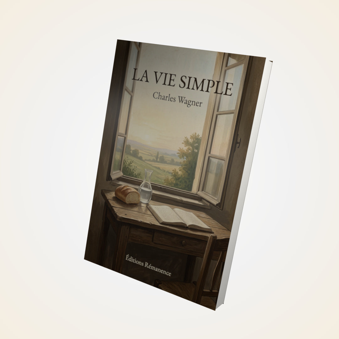 Livre La vie simple - Charles Wagner - Couverture 3D
