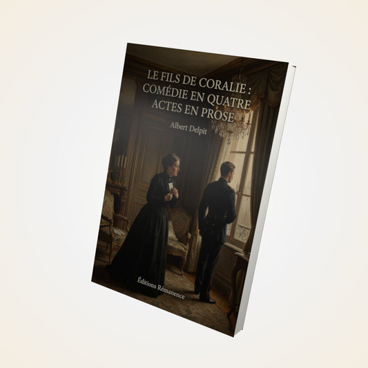 Livre Le Fils de Coralie : Comédie en quatre actes en prose - Albert Delpit - Couverture 3D