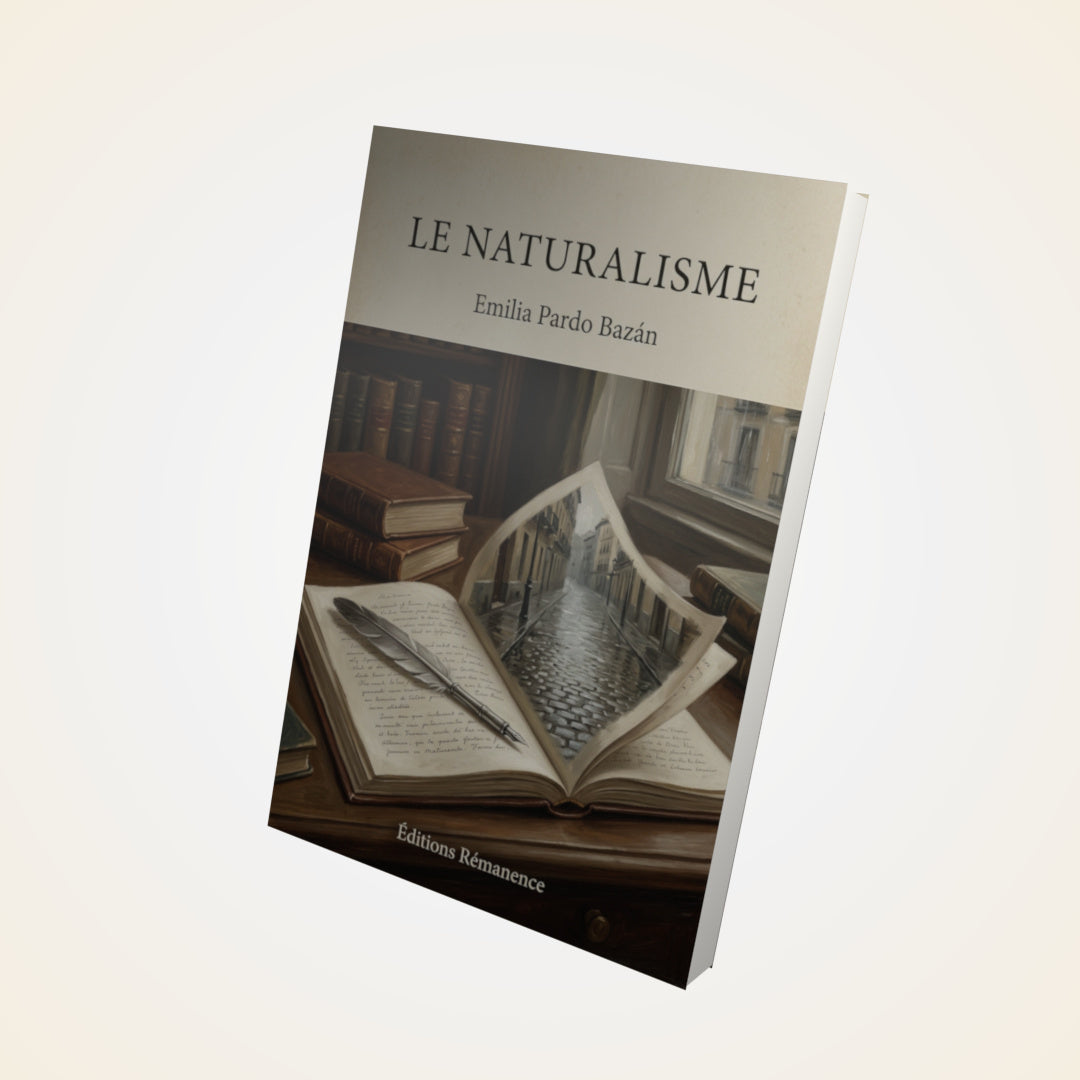 Livre Le Naturalisme - Emilia Pardo Bazán - Couverture 3D