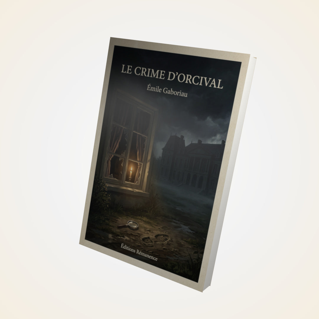 Livre Le crime d'Orcival - Émile Gaboriau - Couverture 3D