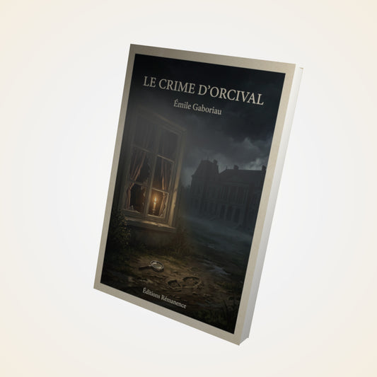 Livre Le crime d'Orcival - Émile Gaboriau - Couverture 3D
