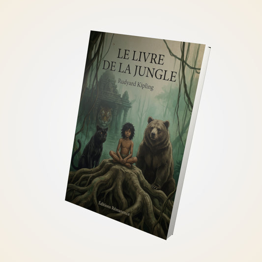 Livre Le livre de la Jungle - Rudyard Kipling - Couverture 3D