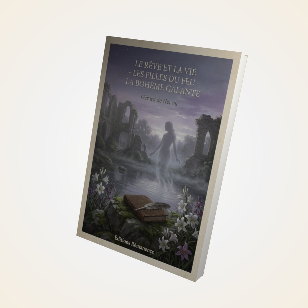 Livre Le rêve et la vie - Les filles du feu - La bohème galante - Gérard de Nerval - Couverture 3D