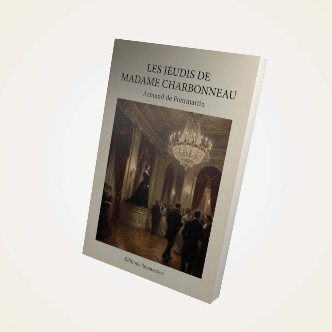 Livre Les Jeudis de Madame Charbonneau - Armand de Pontmartin - Couverture 3D